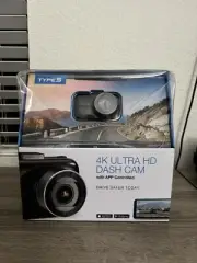 Type S 4k Ultra Hd Dash Cam With App Controlled Comparable With Apple & Andriod