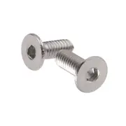 M4X10mm Hex Countersunk Screws Bolts Machine Socket Flat Head Cap 304 Stainless Steel Fully Threaded Metric Assortment Industry Furniture SUS