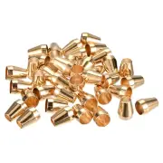 30pcs Bell Stopper Rope Cord Ends Lock Toggle Clips For Lanyard, Gold