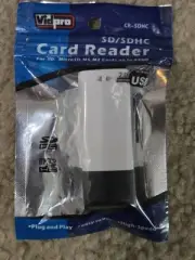 Vidpro CR-SDHC Card Reader for SD & Micro SD Cards NEW