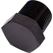 Aeroflow NPT Hex Head Plug 1/8", AF933-02BLK