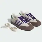 ID8349 adidas Originals Samba OG Off White Collegiate Purple Preloved (Women's)