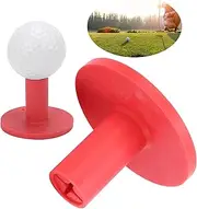 Tee Holder, Long Service Life Adjustable Height Driving Range Tee Holder Portable with Stable Round Base for Golf Lovers for Golf(red)