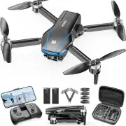 Drone with Camera 4K for Kids Adults, Brushless Motor Mini Foldable RC Drones wi