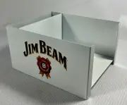 Jim Beam Bourbon Metal Bar Caddy Tray Napkin Straw & Drink Stirrer Holder