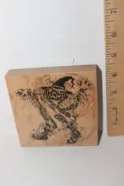 PSX Wood and Rubber Stamp - Jack-o-lantern Scarecrow - K 1295