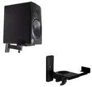 2) Rockville Wall Mount Swivel Brackets For Presonus Eris E4.5 Studio Monitors