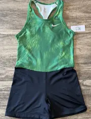 Nike Women’s Digital Running / Wrestling Singlet Compression Tight Medium.