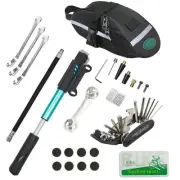 Bicycle Repair Kit Contains 16-in-1 Tool, 120Psi Mini Bicycle Pump, Tire Patc...