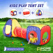 Kids Play Tent Children Teepee Tunnel Ball Pit Playhouse Playtent Christmas Gift