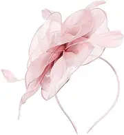 [FOYTOKI] Tea Party Headpiece for Women Elegant Fascinator Headband with Flower Design Comfortable Bridal Hat for Weddings Bridal Showers and Special Occasions