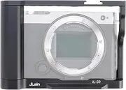 Foto4easy Camera Cage for Panasonic LUMIX S9 Camera,Quick Release Plate for Arca-Swiss,1/4" & 3/8" Screw Holes and Cold Shoe Mount for Accessories