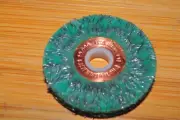 Encapsulated Wheel Brushes 2" -1/2" and 3/8" arbor adapter Brush Research CE210