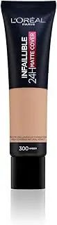 L'Oreal Paris Infallible 32H Matte Cover Liquid Foundation SPF 25 30ml - 300