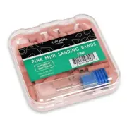 Karlash Professional Nail Mini Sanding Bands Pink Fine Grit File + Mini...