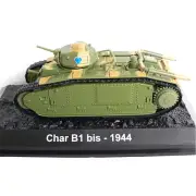 1/72 Diecast Alloy WWII France Army Char B1 Bis Fighting Tank Model Toy Gift