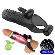 Penis Sheath Enhancer Penis Sleeve Extender Enlarger Girth Reusable Condoms Big