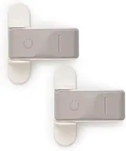 Ubbi Door Pinch Guards, Baby Proof Doors, Child Safety, Baby Finger Protectors, 2 Pack, Taupe