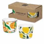 PPD Traceys Garden x 2 Egg Cup Set 2-piece Egg Cup Egg Holder New Bone China