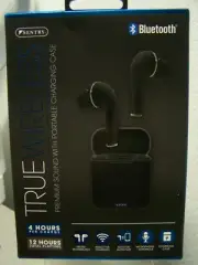 Sentry True Wireless Premium Sound ear Buds W Portable Charging Case NIB !!