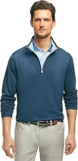 [Brooks Brothers] Men's Performance Stretch Long Sleeve Golf Half-Zip Sweater