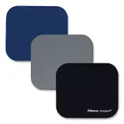 Fellowes Microban Antimicrobial Mouse Pad Black/Graphite/Blue