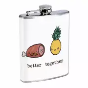 Better Together Em16 Flask 8oz Stainless Steel Hip Drinking Whiskey