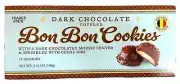 Trader Joe's Dark Chocolate Covered BON BON COOKIES Mousse Center * BB 12/2025 *