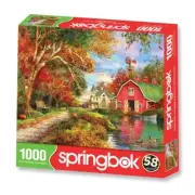 Autumn Barn 1000 Piece Jigsaw Puzzle Springbok New