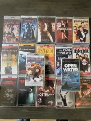 Huge lot 17 PSP UMD Brand New Movies Wild Things Hell Boy Hostel Zorro Grudge