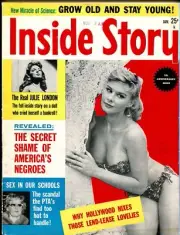 MAG: Inside Story 1/1960-Julie London-Robert Mitchum-Anita Ekberg-cheesecake-VG