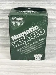 Numatic 604011 NVM-1AH Hepa-flo High Efficiency Filter Bags - Box of 10 - OEM