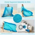 ISOPHO Beach Blanket Sand Proof, Ripstop Nylon Picnic Blankets, Extra Large Beac