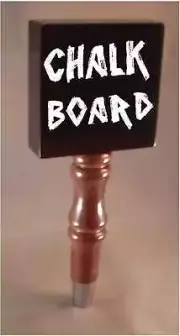 Chalkboard Chalk Board Beer Tap Handle knob tapper for Kegerator or Faucet
