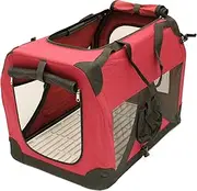 MOOL Pet Carrier, 69.5 x 53 x 52 cm, Red/Black