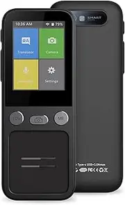Portable Language Translator Device - Real Time Voice Translator Device, Instant Voice Translator Device Two Way, Mobile Scanner Translator, Multilingual Language Translation Device Efficency FANDIAO