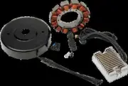DS 32A Chrome Charging System Kit Stator Regulator HD Bad Boy 95-96