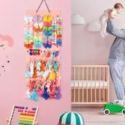 Hair Bows Organizer Headband Holder Hanging Space Saving Clip Storage Hanger₡