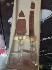 Waterford Crystal Wedding Set, Cake Knife & Server