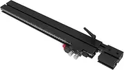 Miter Fence, Tablesaw Extension Miter Fence, Aluminum Alloy T Slot Track Metric Imperial Double Sided Scale, Woodworking Accessories, 560mm to 950mm Telescoping Range