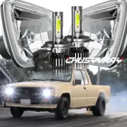 US 7x6" HEADLIGHTS Hi/Lo beam W-bulbs H6054 fits Nissan Mitsubishi Mighty Max