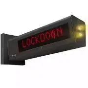 Valcom VL522BK-F-IC Double-Sided IP Speaker-with-Text and Flashers