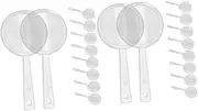 TOVINANNA 2sets Magnifying Lens Handheld Reading Tool for Durable Abs Magnifier for Nature Exploration for School Camping and Outdoor Activities 20pcs*2