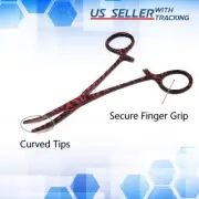Stainless Steel Fly Fishing Hemostat Locking Clamps Pliers Hook Remover 5.5" NEW