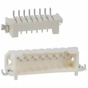 HIROSE DF3-8P-2H Connector Header 8-Pos Shrouded 2mm R/A TIN SMD *NEW* 3/PKG