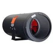 8” F5 In-Line 705-CFM Fan w/ Silencer for Gardening and Hydroponics Grow System