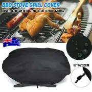 Outdoor BBQ Barbecue Grill Cover Waterproof Dustproof For Weber 7110 Q1000 AU