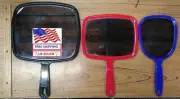 Choose size- Hand held TV Shape MIRROR COSMETIC MAKE UP MIRROR PLASTIC