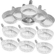 NAMOARLY 200pcs Aluminum Foil Weighing Dishes Small Boats for Cake Loaf Lab Balance Scale
