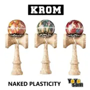 KROM Kendama NAKED PLASTICITY Kendama - Cut from Durable Maple Wood